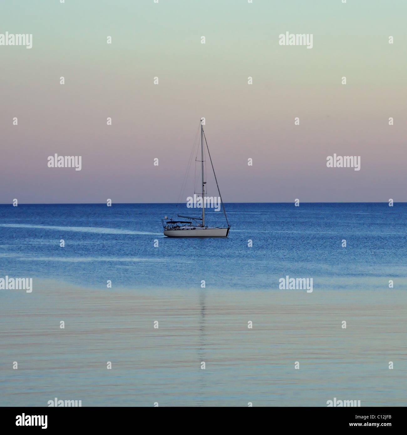 Sailboat cruising on water hi-res stock photography and images - Alamy