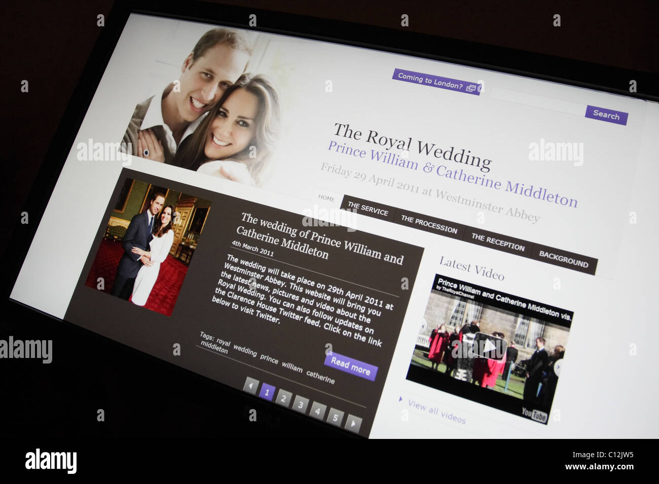 The official website for the wedding of Prince William and Kate(02)