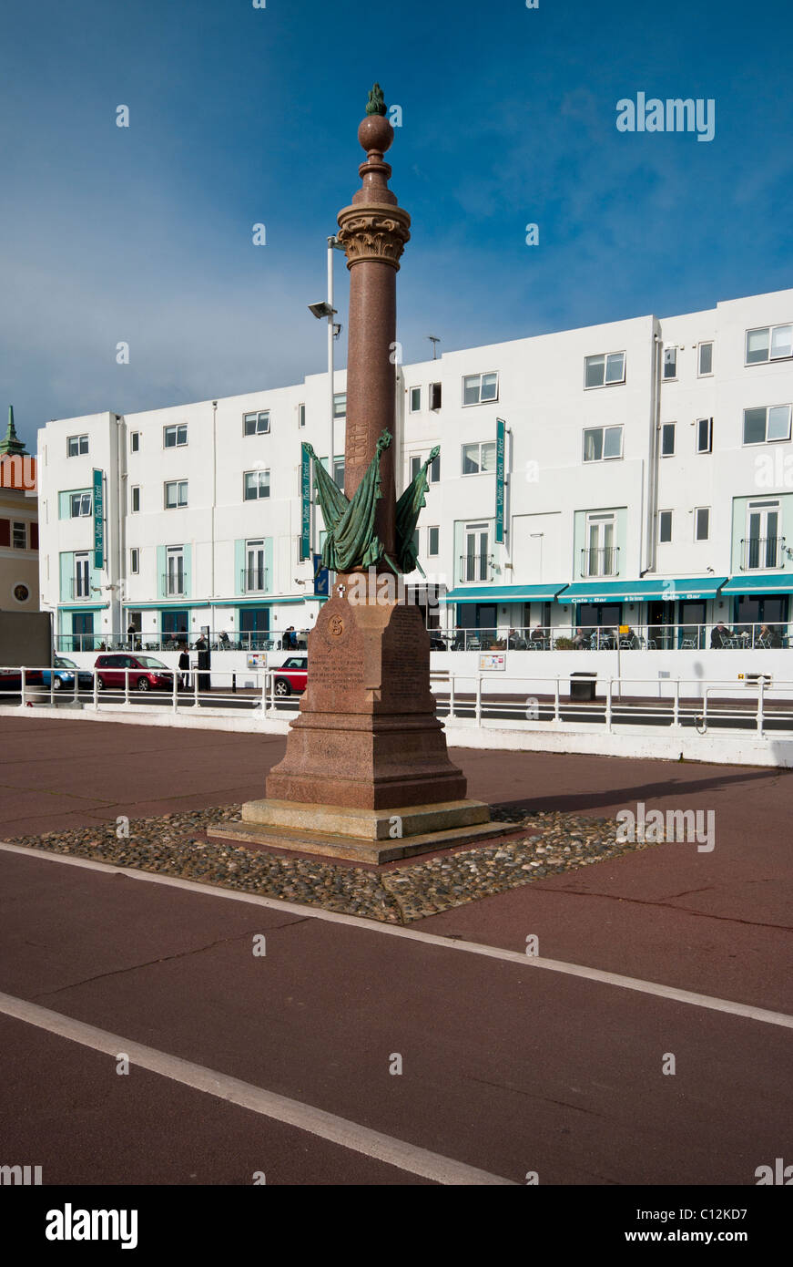 Boer War Memorial Hastings Seafront East Sussex England Stock Photo