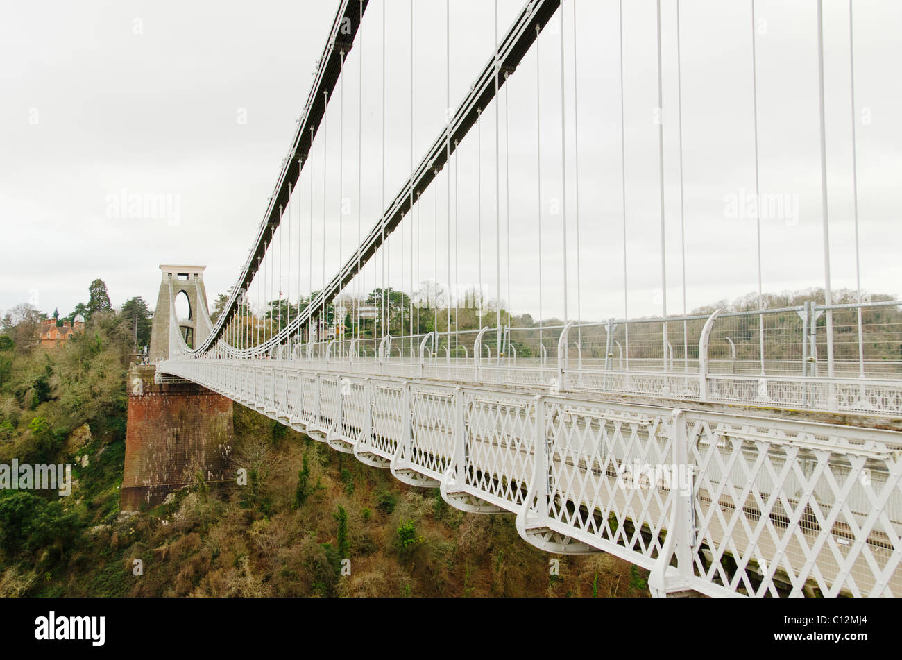United Kingdom, Bristol, Cliffton Suspension Bridge Stock Photo