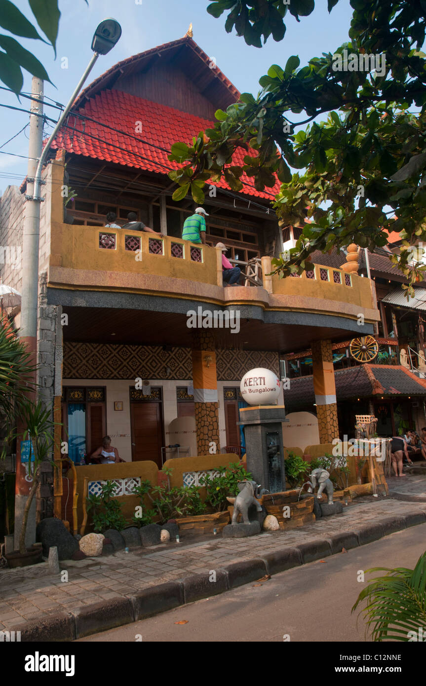 Kerti Beach Bungalows, Padang Bai, Bali, Indonesia Stock Photo