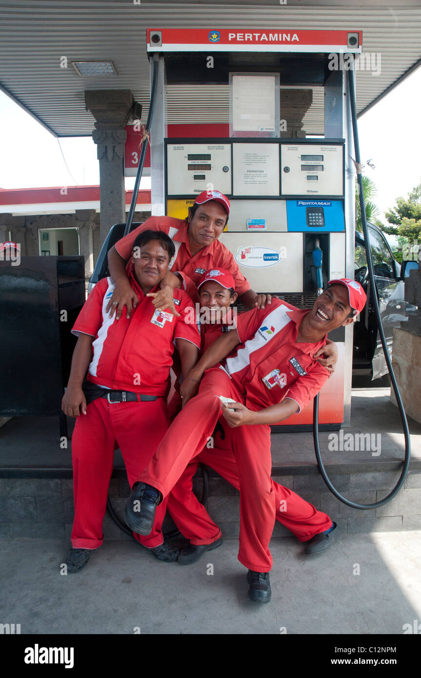 Pertamina gas station hires stock photography and images Alamy