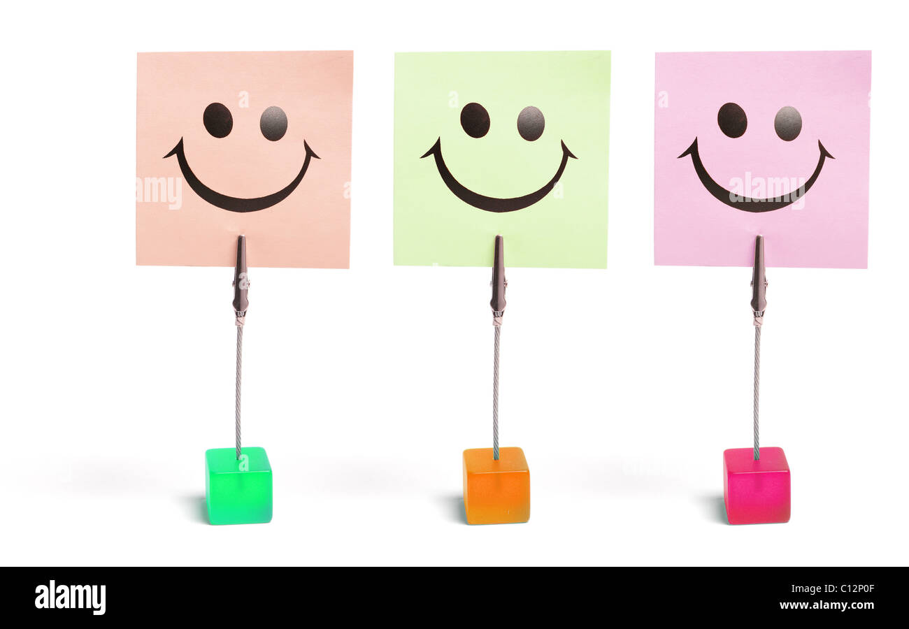 Memo Clip Holders Stock Photo Alamy