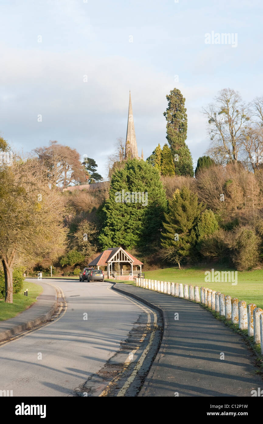 Bandstand at Wye Street in RossonWye Stock Photo Alamy