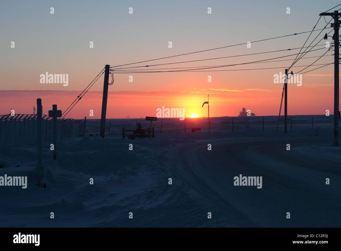 Wiley Post Will Rogers Memorial Airport in Barrow Alaska on the