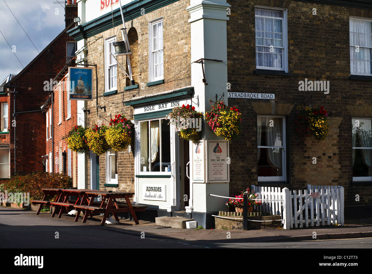 The "Sole Bay Inn" Southwold, Suffolk, UK Stock Photo Alamy