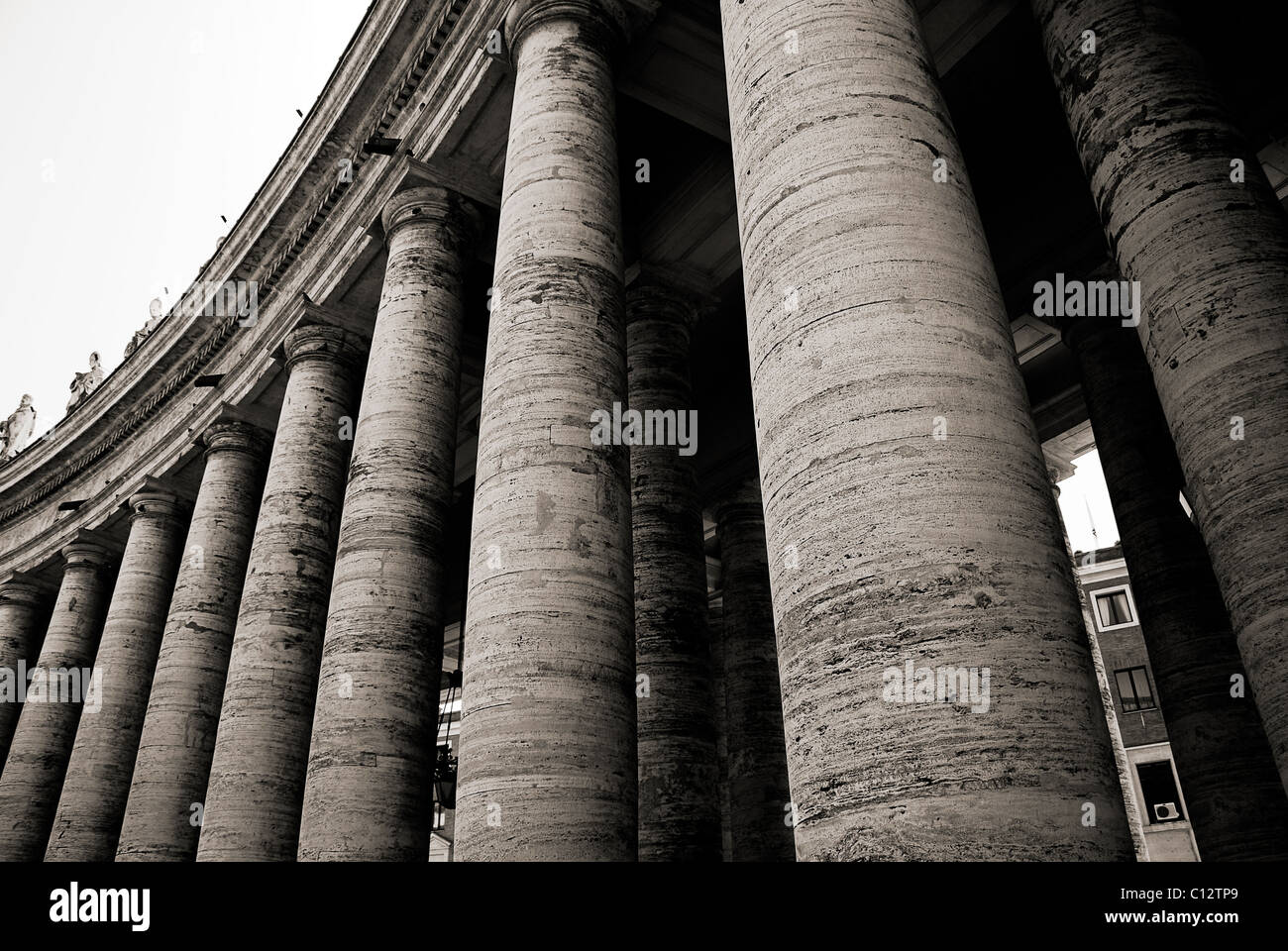 St. Peter's Square, Vatican City, Rome, Italy Stock Photo