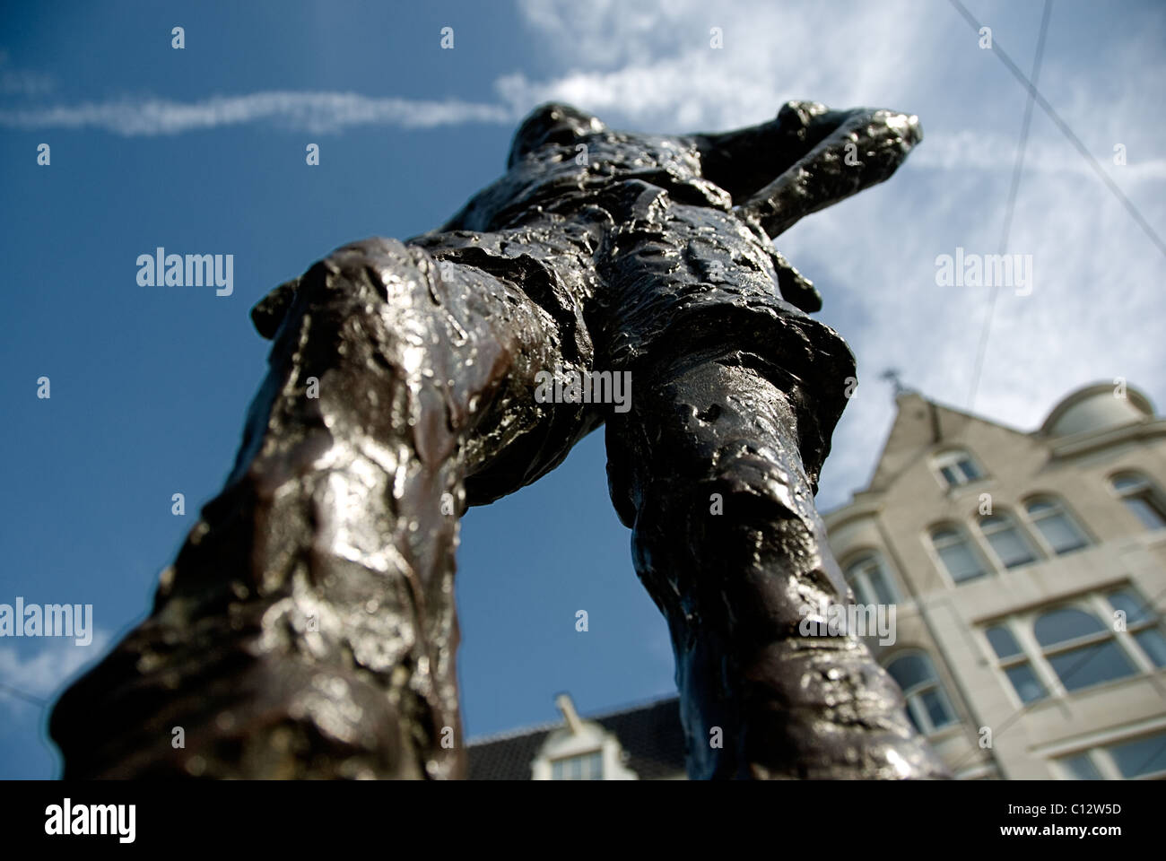 Classical sculptures in Museum Van Loon garden