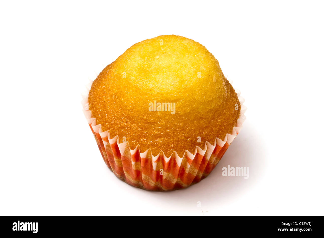 Lemon muffin isolated on white background Stock Photo - Alamy