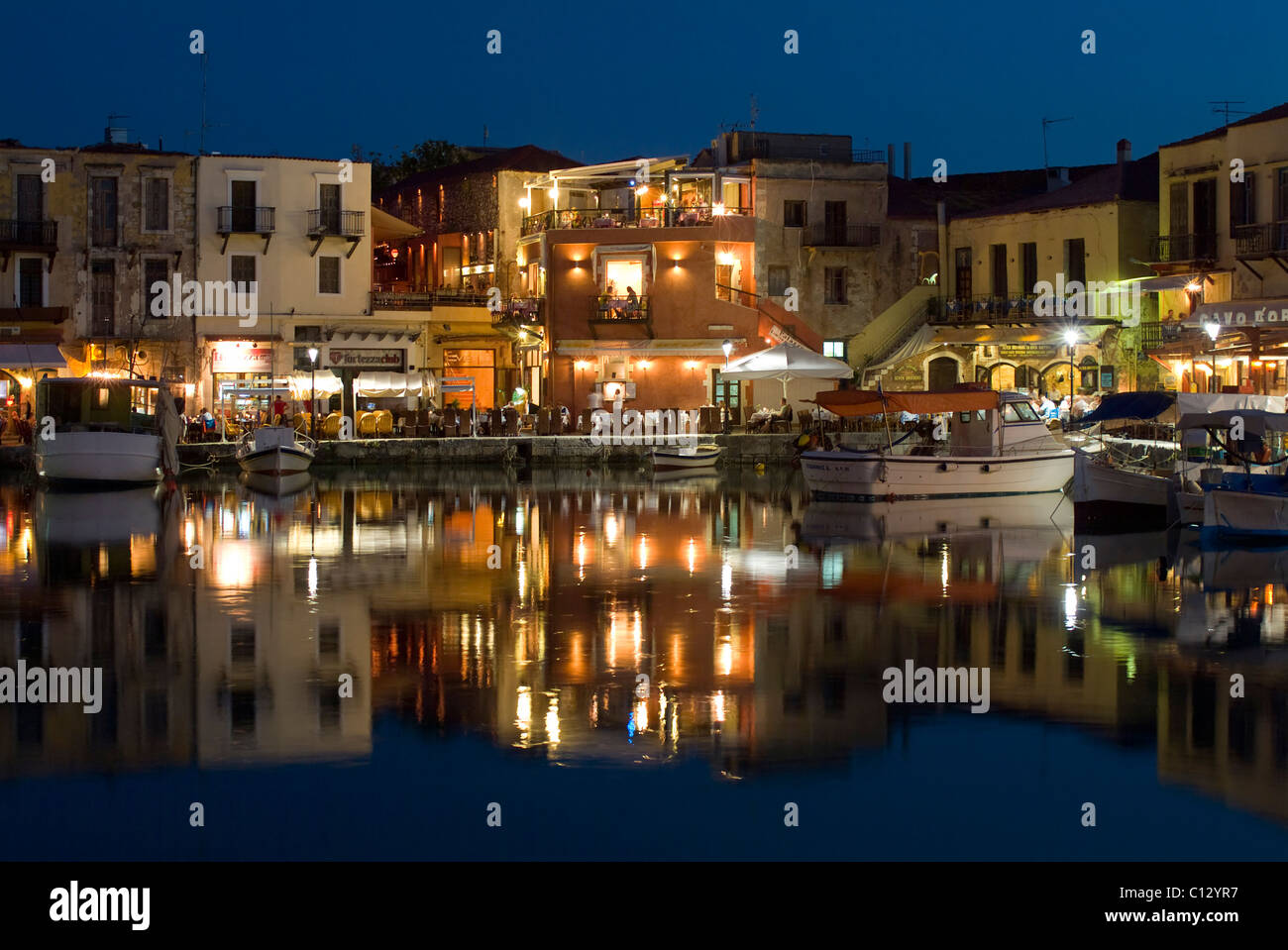 Rethymnon harbour hi-res stock photography and images - Alamy