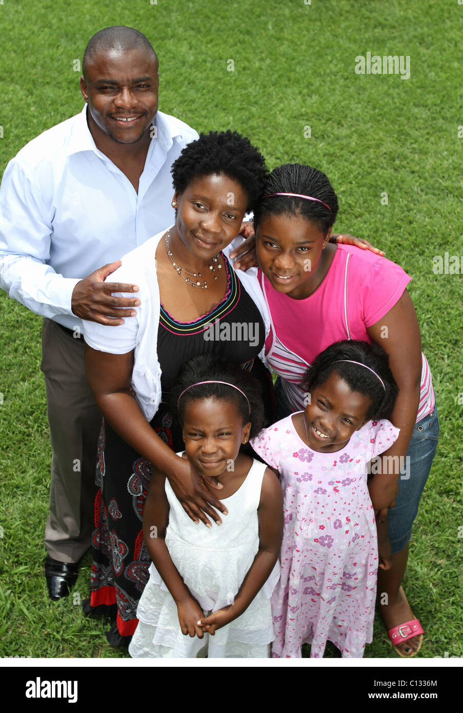 Happy family portrait, Harare, Zimbabwe Stock Photo - Alamy