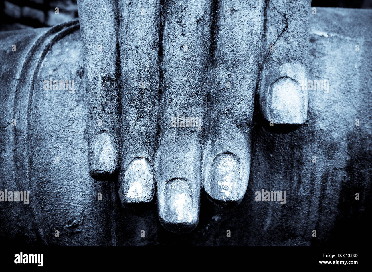 Buddha's fingers, Wat Mahathat, Sukhothai Historical Park, Thailand