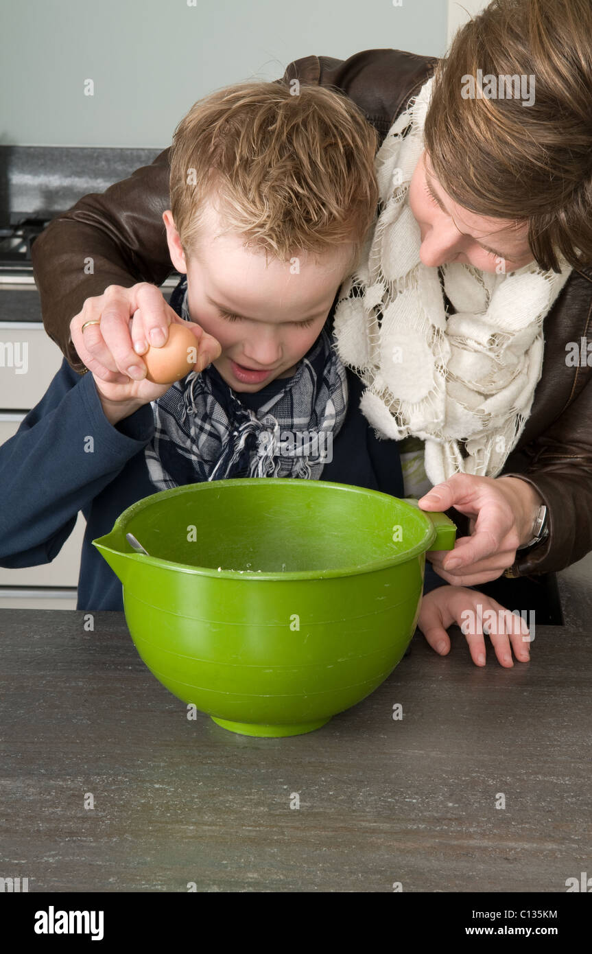 Making the dough Stock Photo Alamy