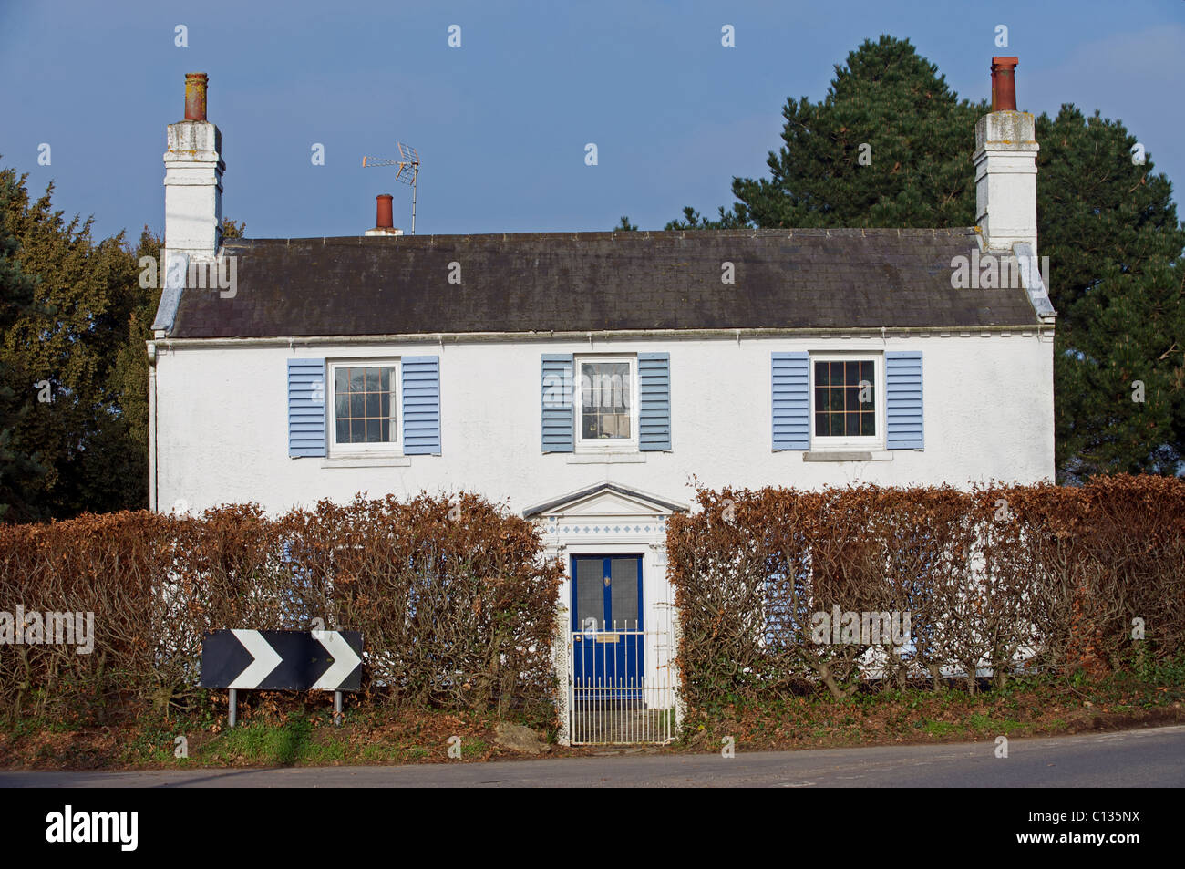 Detached house, Suffolk, UK. Stock Photo