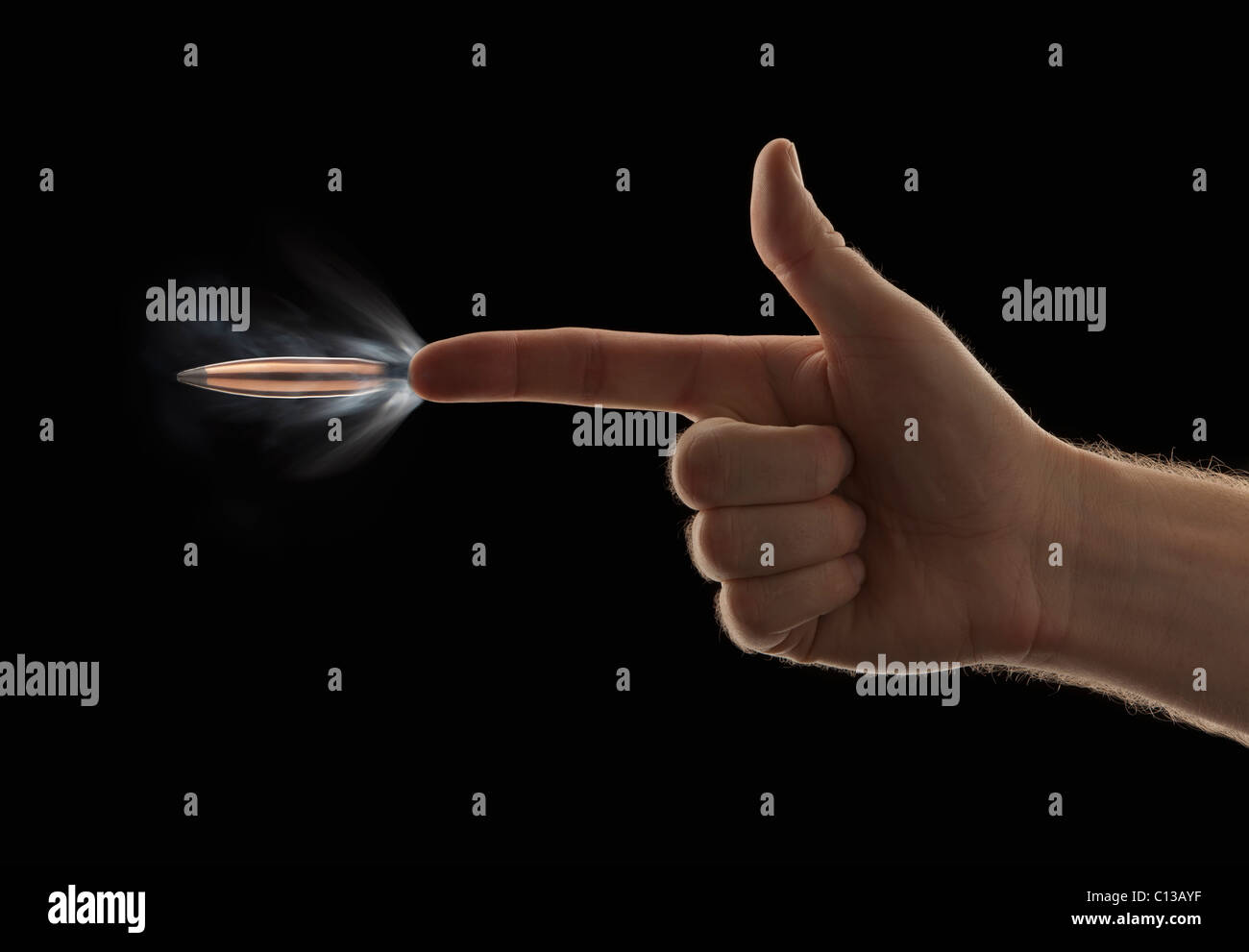 Aiming gun only hand gun hi-res stock photography and images - Alamy