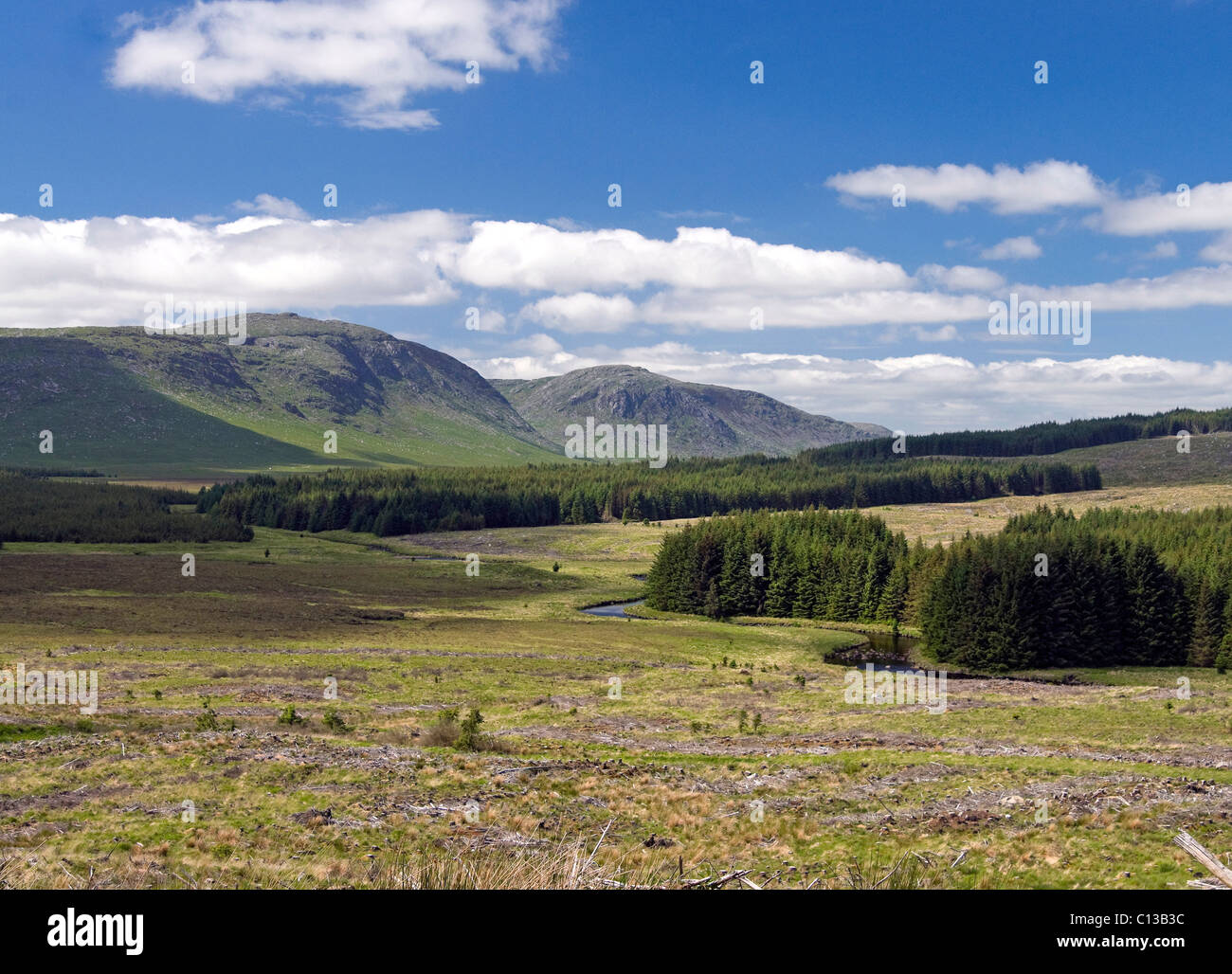 Galloway Forest Park by Loch Dee Stock Photo Alamy