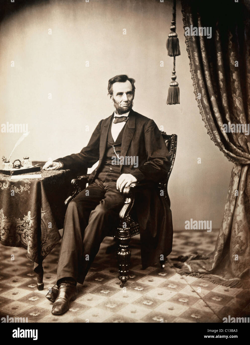 Abraham Lincoln (1809-1865), U.S. President (1861-1865 Stock Photo - Alamy