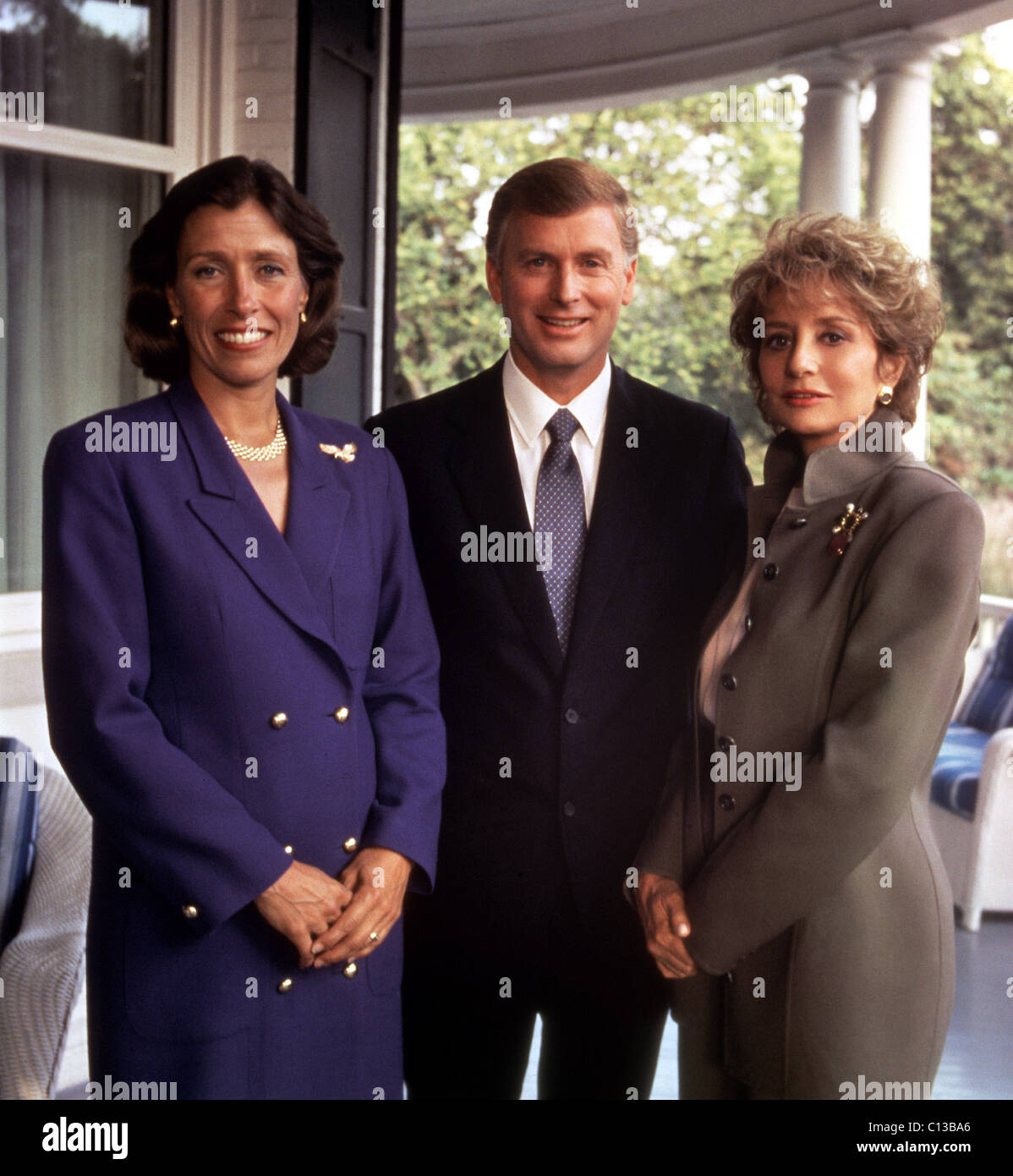 Marilyn quayle, Vice President Dan Quayle, Barbara Walters around 1990 Stock Photo