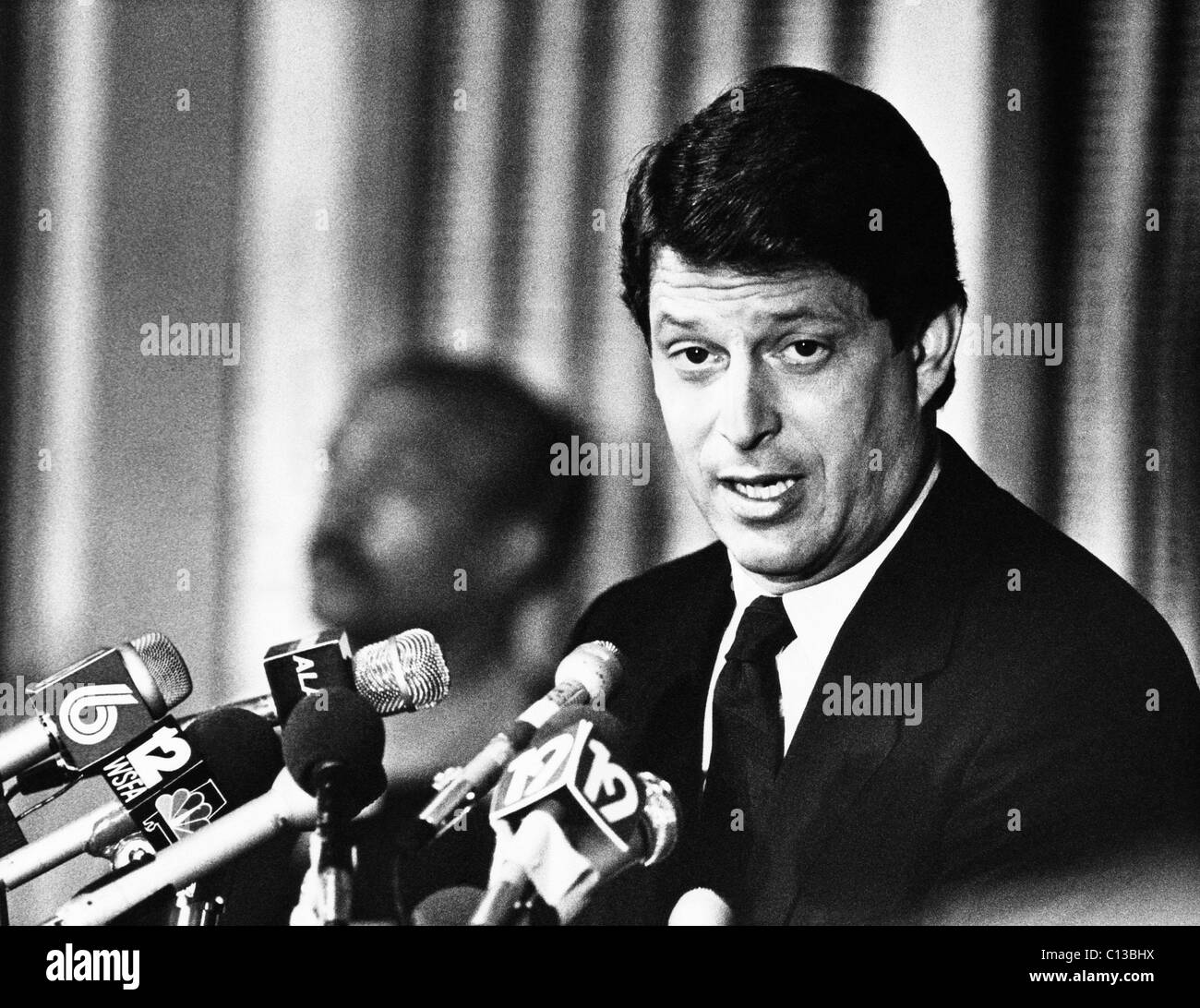 Senator Al Gore, at the Democratic National Convention, Atlanta Georgia, July 18, 1988. Stock Photo