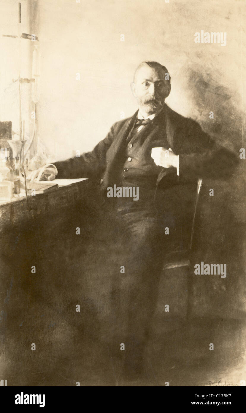 ALFRED NOBEL, scientist and founder of Nobel Prize awards, 1915 Stock Photo