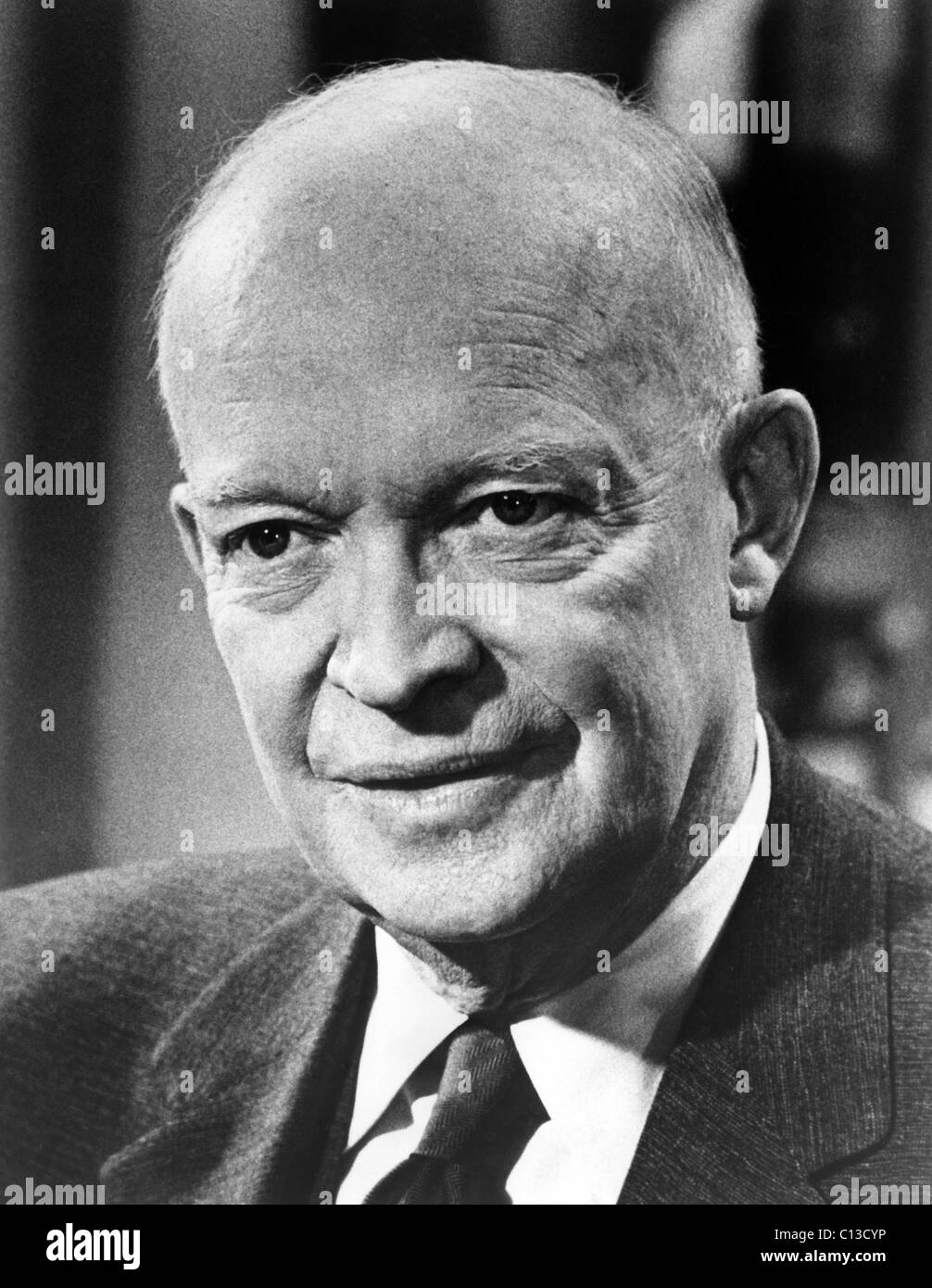 Dwight D. Eisenhower, president of the United States. ca. 1950s Stock Photo