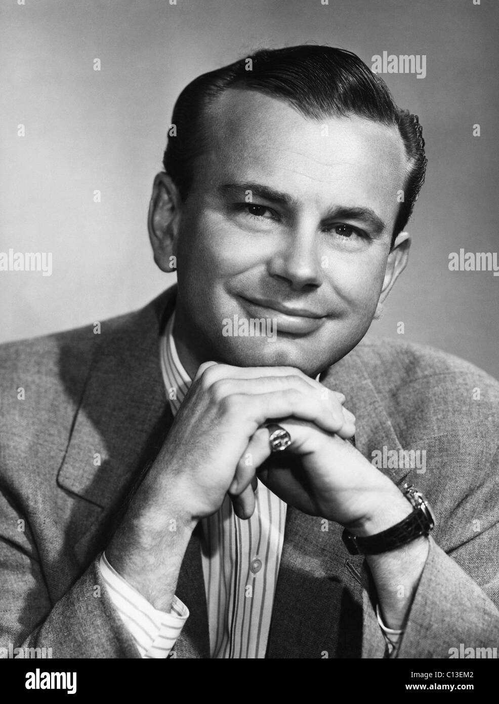 Jack Paar (1918-2004), American television host, 1956. Stock Photo