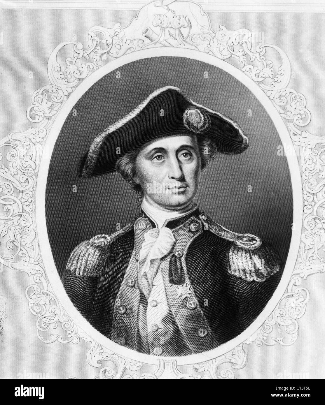 John Paul Jones (1747-1792), American naval hero in the Revolutionary War, circa 1780s. Stock Photo