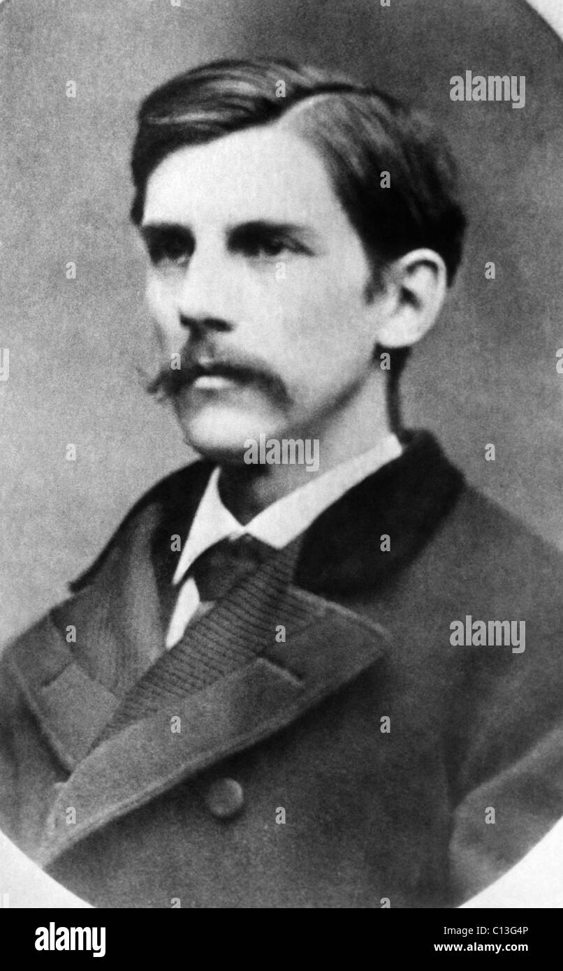 Oliver Wendell Holmes, Jr. (1841-1935), future Associate Justice of the Supreme Court, after the Civil War, circa 1866. Stock Photo