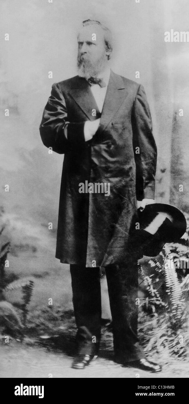 Rutherford B. Hayes (1822-1893 ), U.S. President 1877-1881, circa 1880. Stock Photo