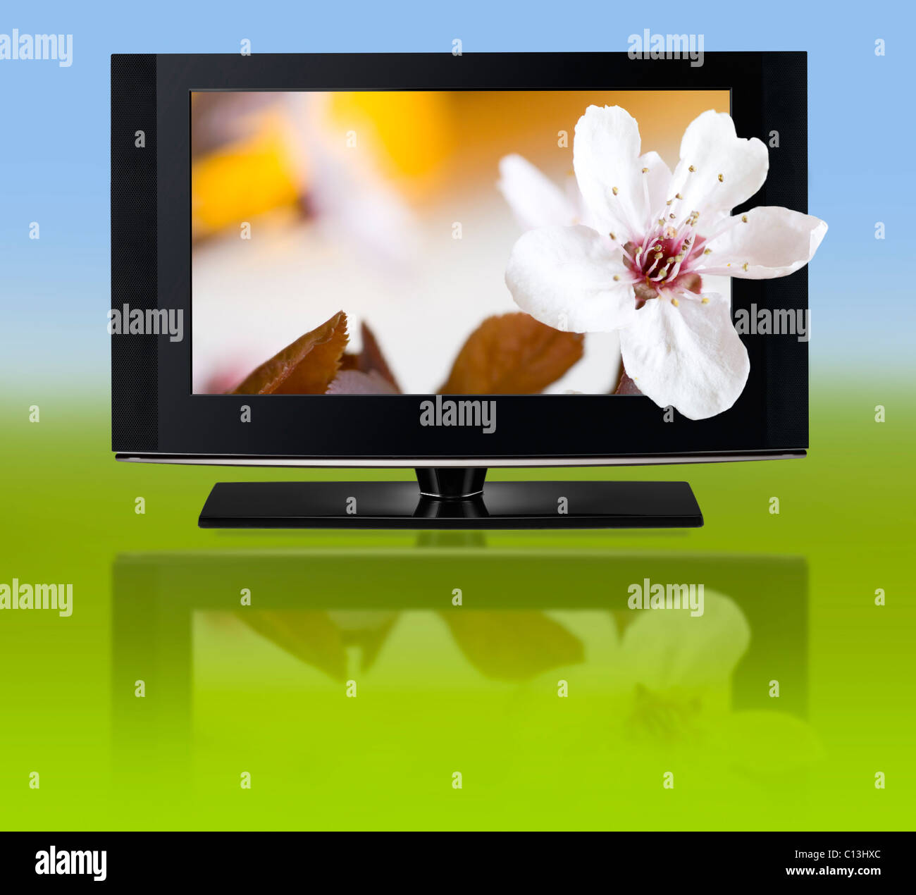 LCD TV panels. Television 3D production technology concept Stock Photo Alamy