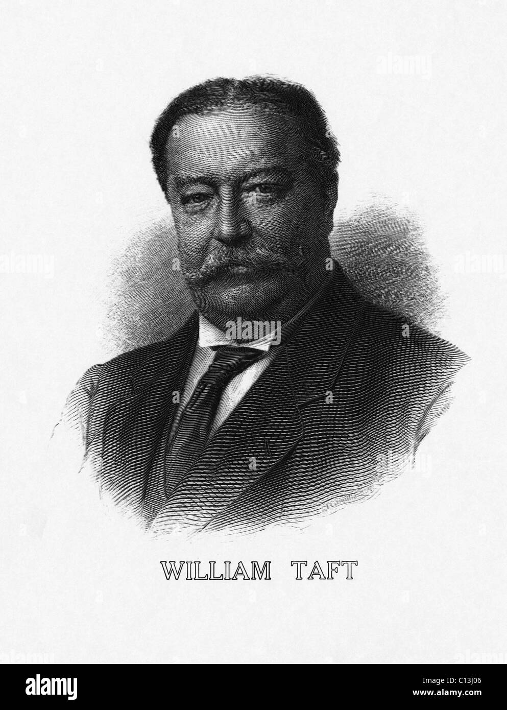 US Presidents. US President William Howard Taft. Stock Photo
