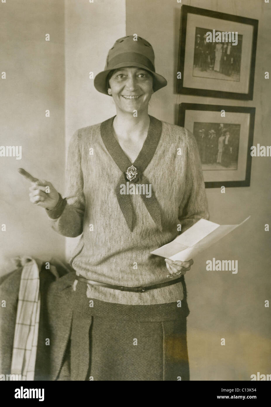 Mrs. Ruth Hanna McCormick (1880-1944), was active in women suffrage movement and in 1928 she was elected to the U.S. House of Representatives. 1927 photo. Stock Photo