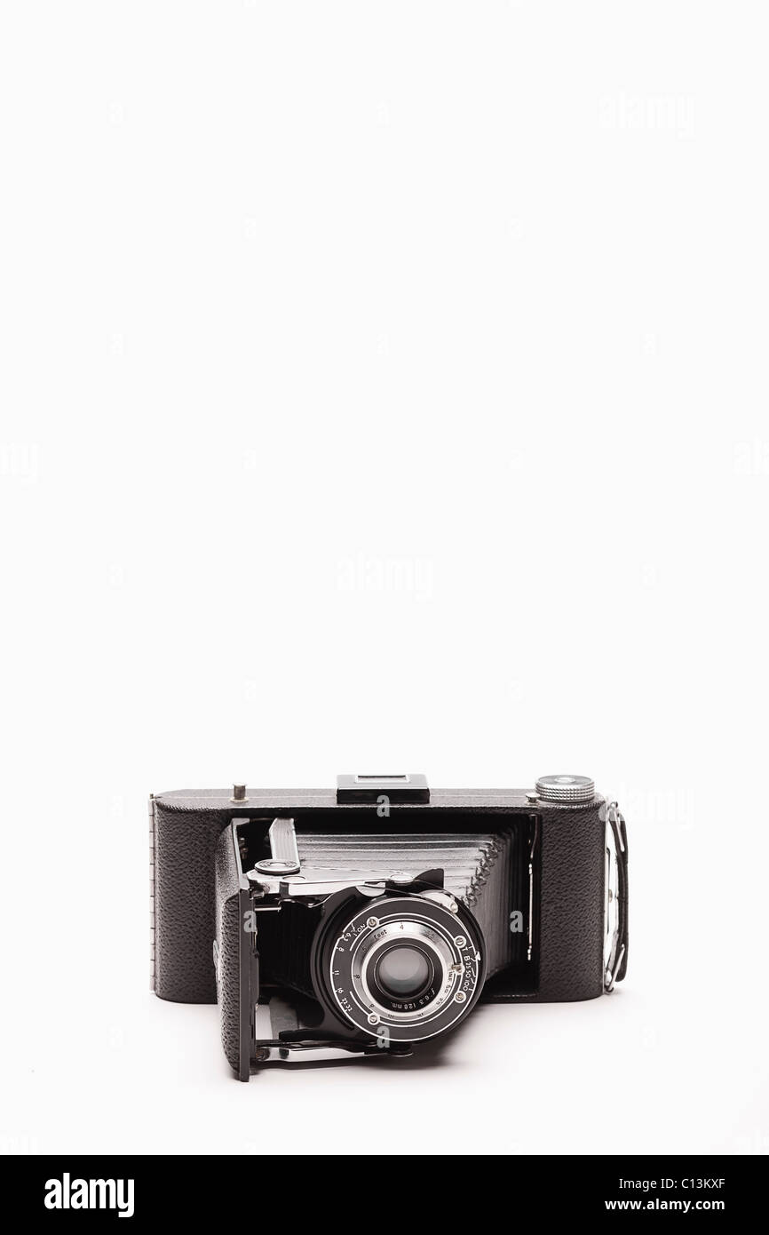 Vintage camera technology Cut Out Stock Images & Pictures - Alamy