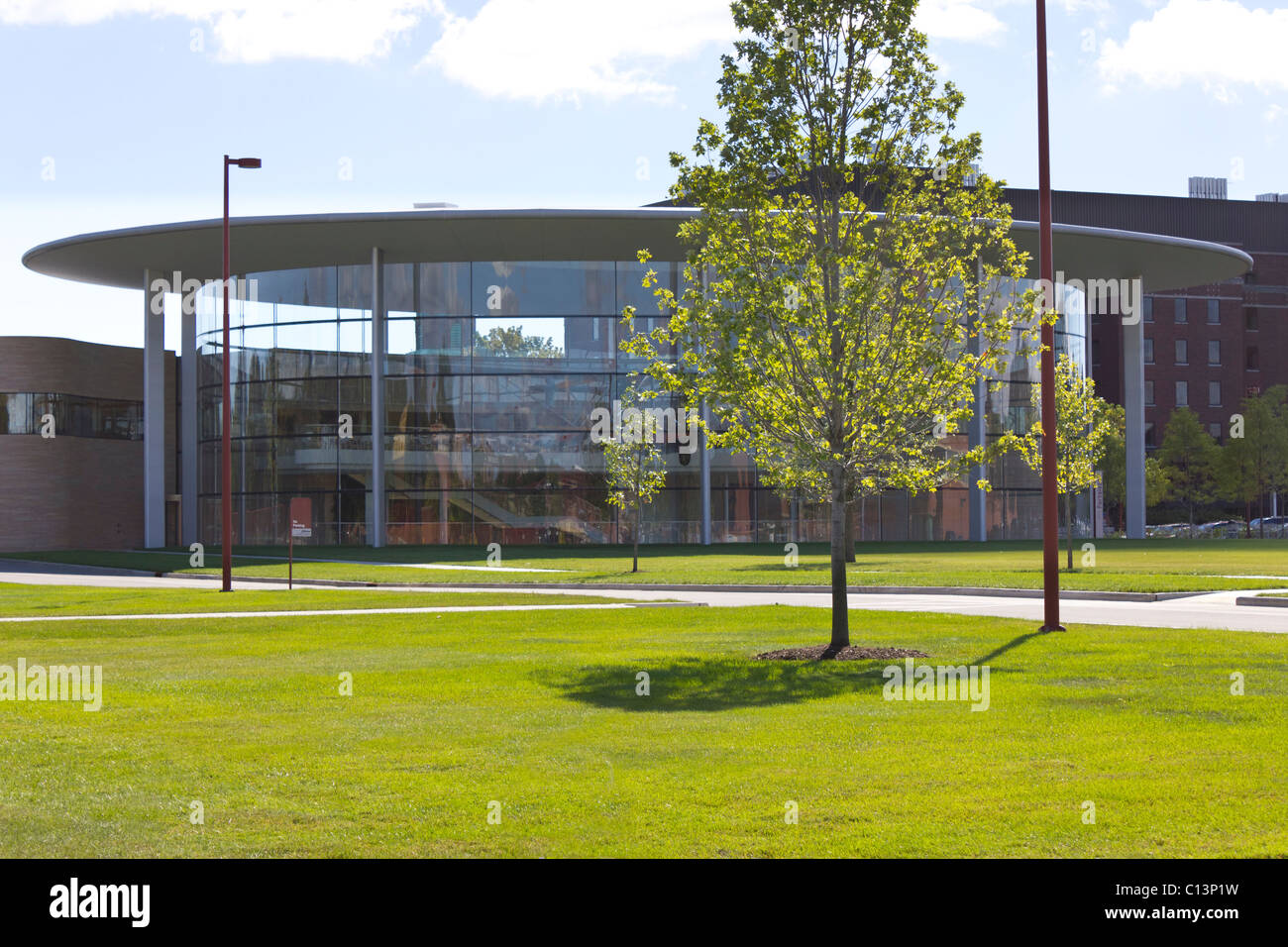 Johnson Wax Headquarters, Racine, Wisconsin, USA Stock Photo