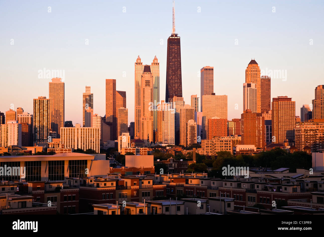 Usa illinois chicago city skyline hi-res stock photography and images ...