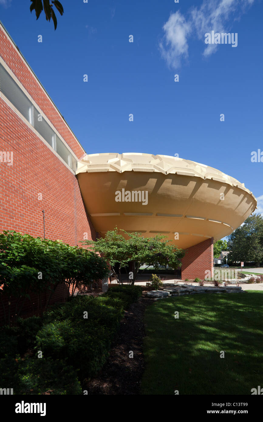 Golden Rondelle Theatre, Johnson Wax Headquarters, Racine, Wisconsin, USA Stock Photo