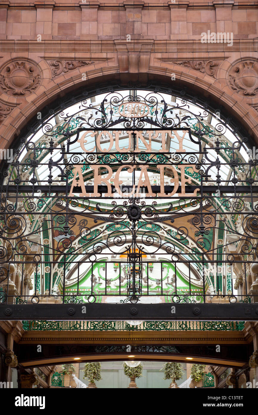 County Arcade Leeds Stock Photo Alamy
