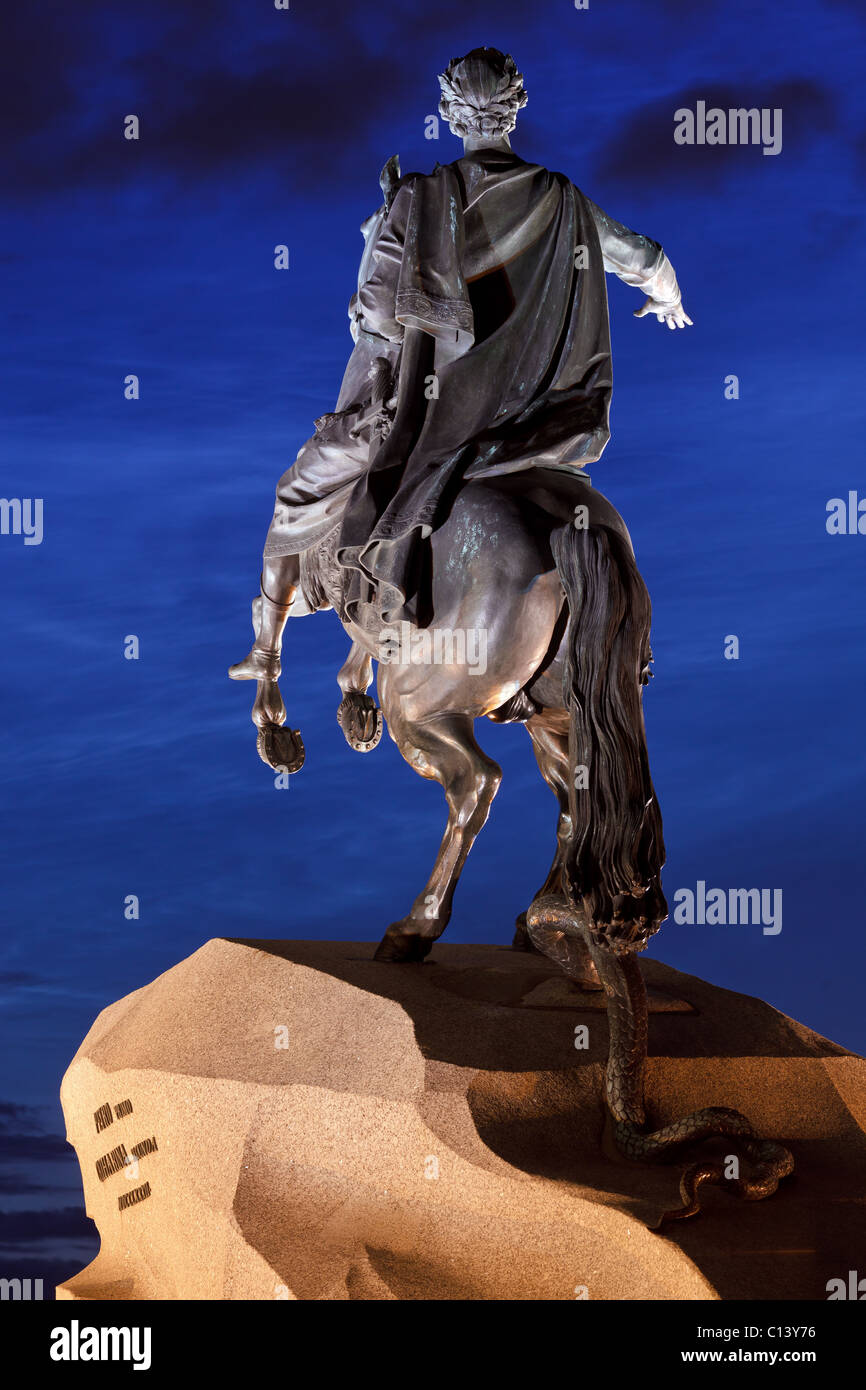 The Bronze Horseman Statue of Peter The Great in SaintPetersburg
