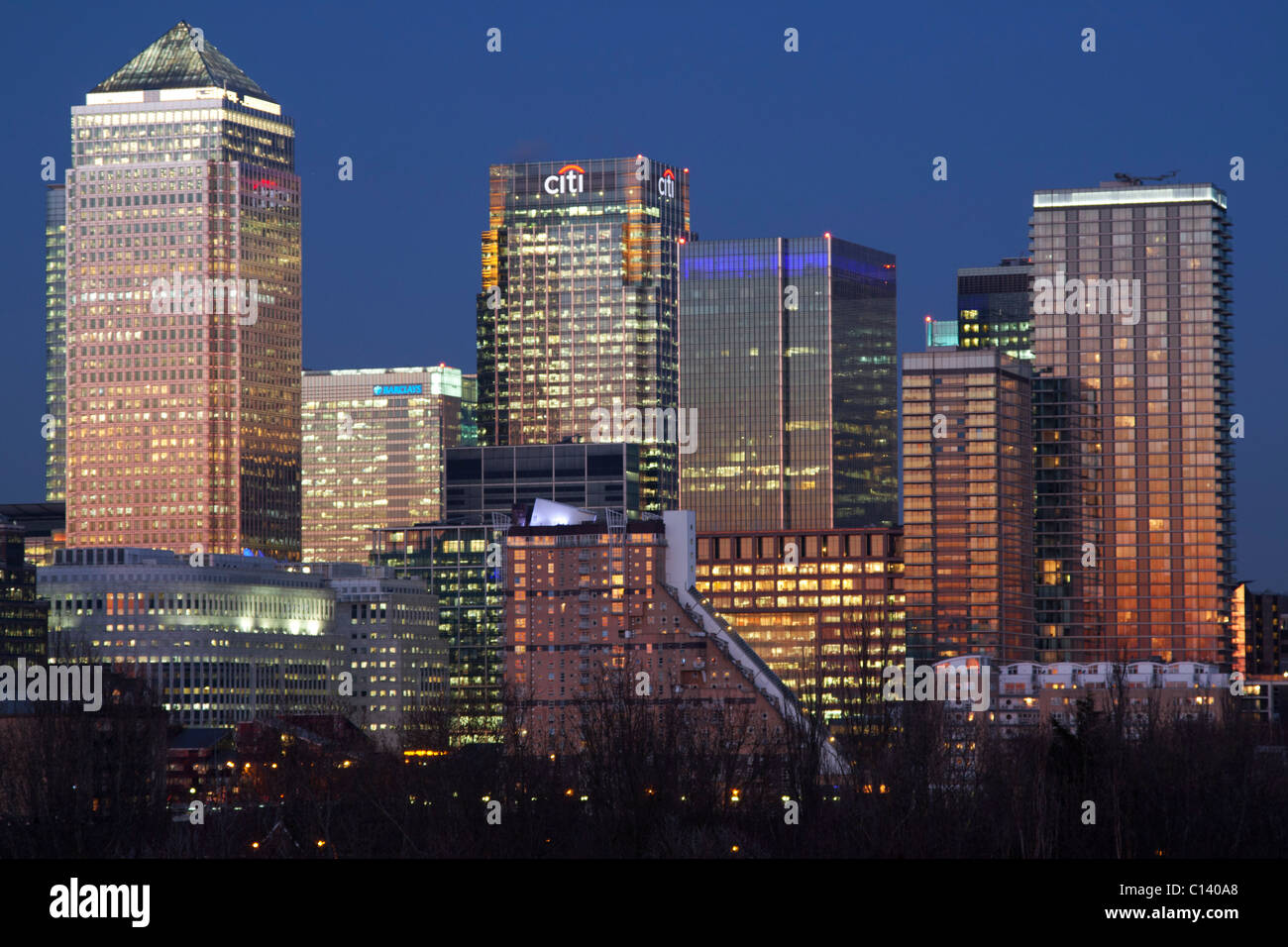 Canary Wharf - Docklands - London Stock Photo - Alamy