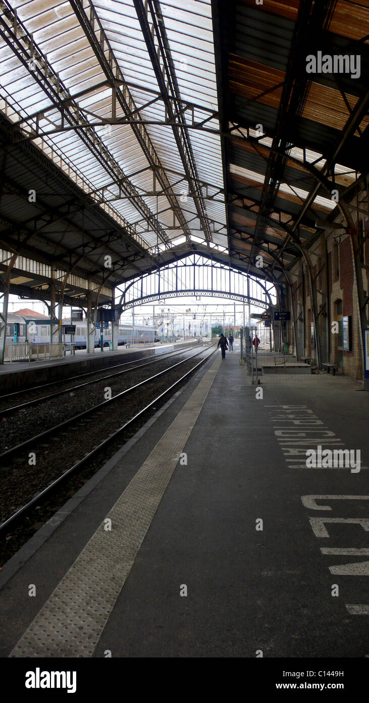 Railway Station at Perpignan France Stock Photo Alamy