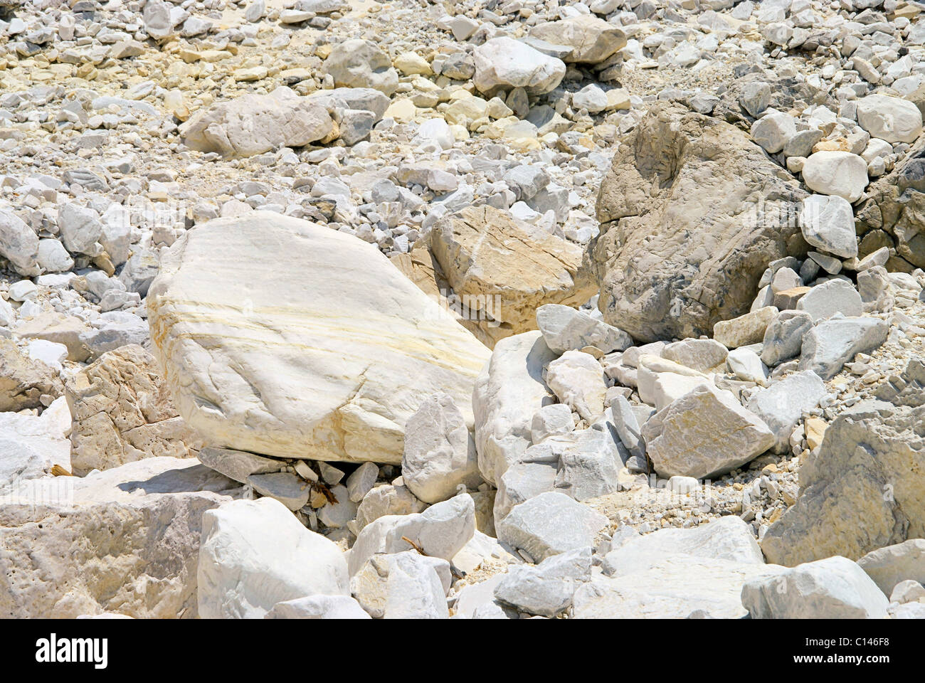 Carrara Marmor Steinbruch - Carrara marble stone pit 17 Stock Photo