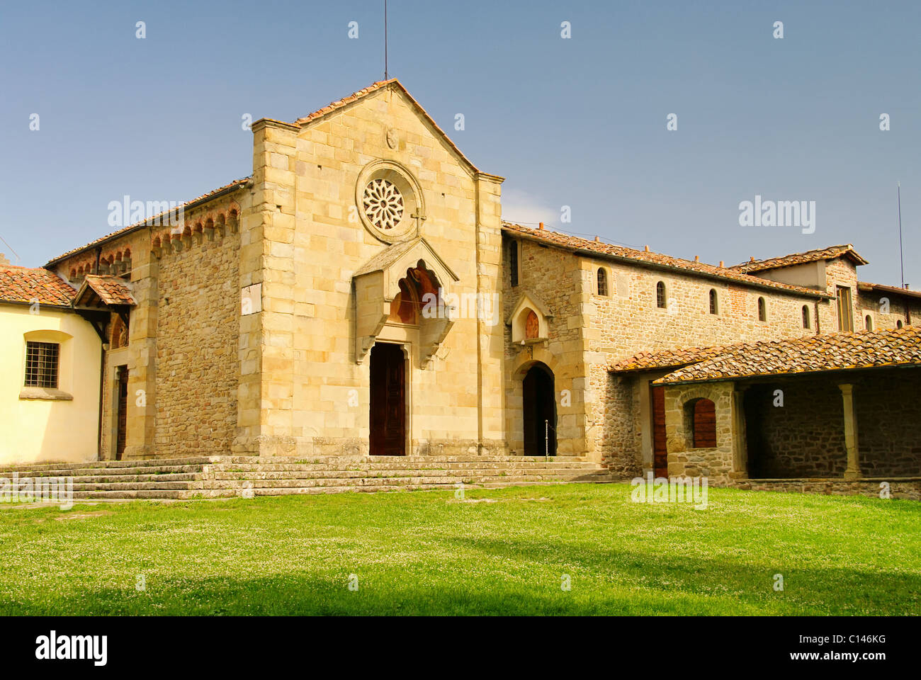 Fiesole Convento di San Francesco 03 Stock Photo