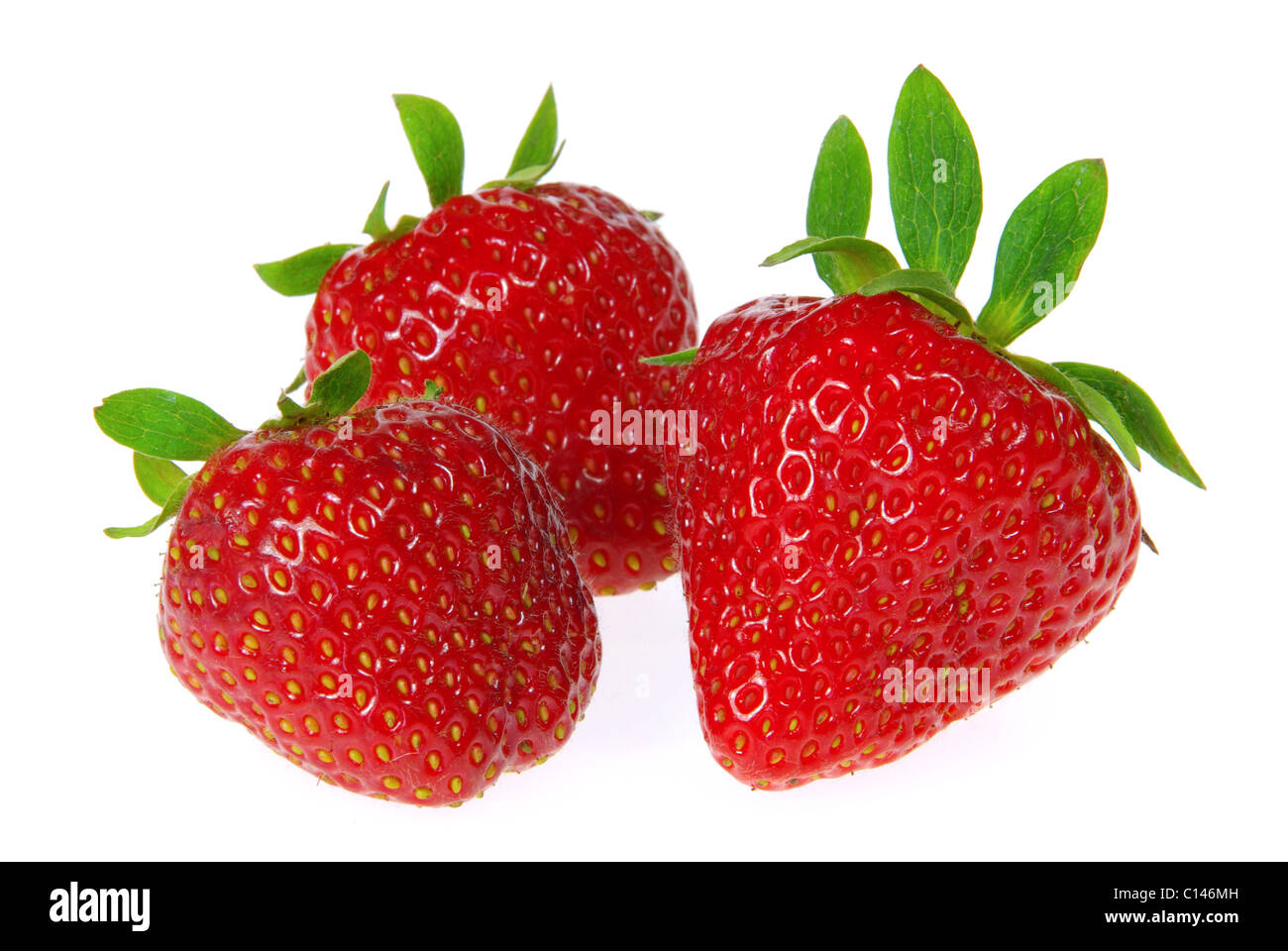 Erdbeere freigestellt - strawberry isolated 07 Stock Photo
