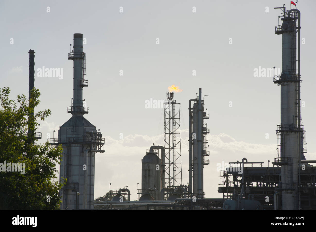 Chemical Plant, San Fernando, Trinidad Stock Photo