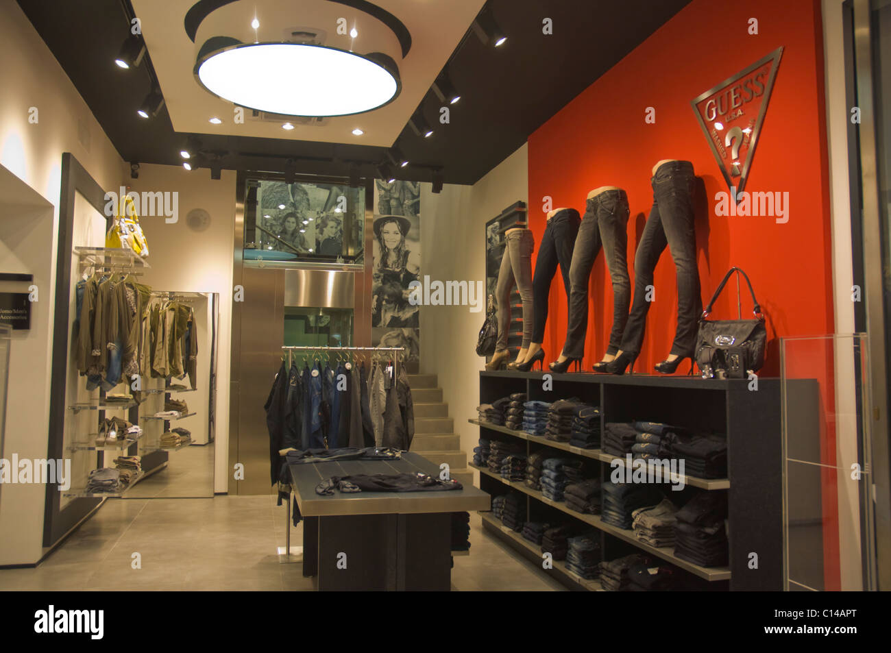 Guess Clothing Shop Interior High Resolution Stock Photography and Images -  Alamy