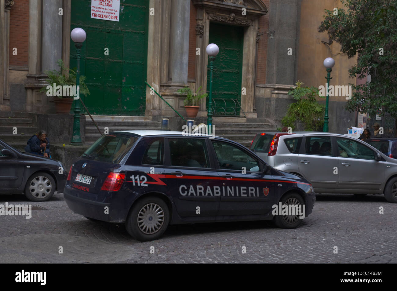 Carabinieri the police central Naples Campania Italy Europe Stock Photo