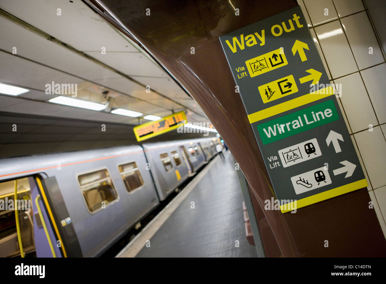 Merseyrail, Liverpool, Merseyside UK Stock Photo