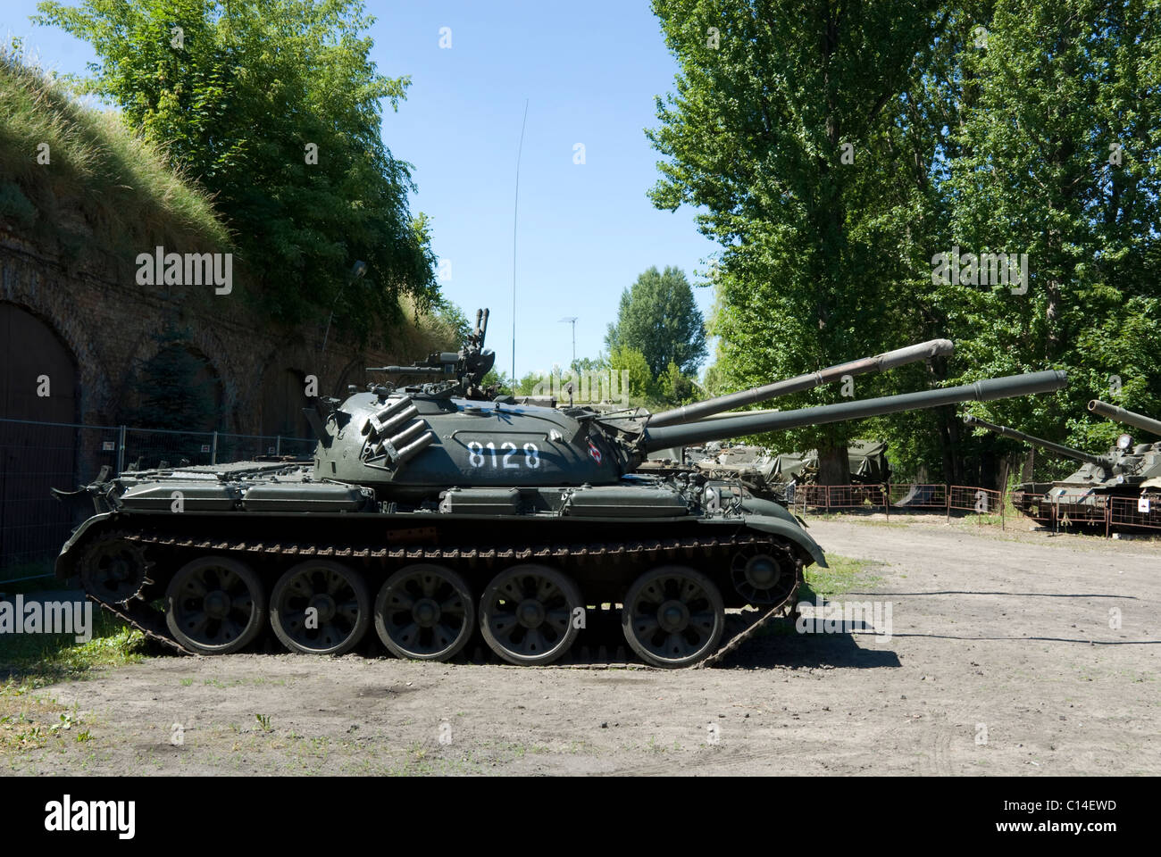 Tanks in Museum of Polish Military Technology (a branch of Polish Army