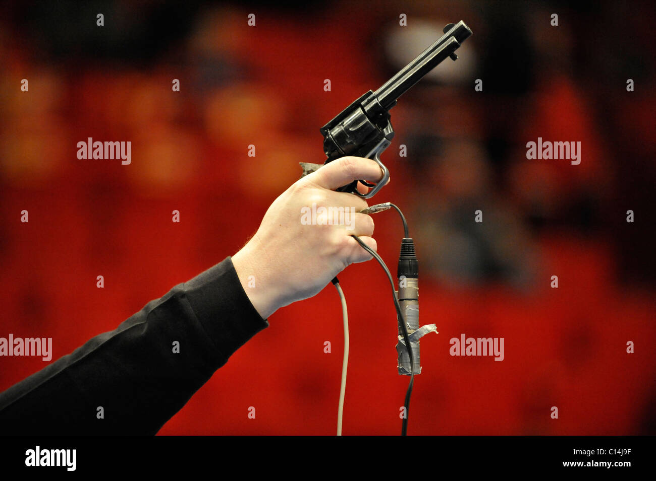 Microphone gun hi-res stock photography and images - Alamy