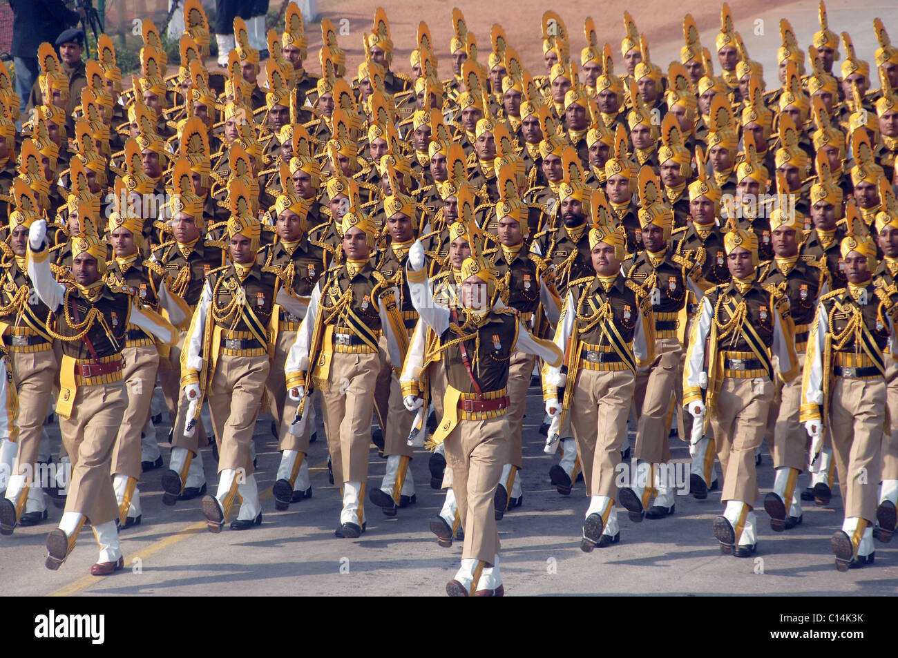 Indian Army during the Indian Republic Day parade in New Delhi on ...